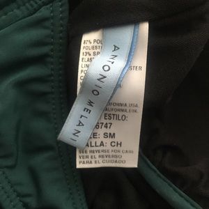 ANTONIO MELANI Swim - Green Tankini Racerback Top *Antonio Melani* ANTONIO MELANI Swim - Green Tankini Racerback Top *Antonio Melani*